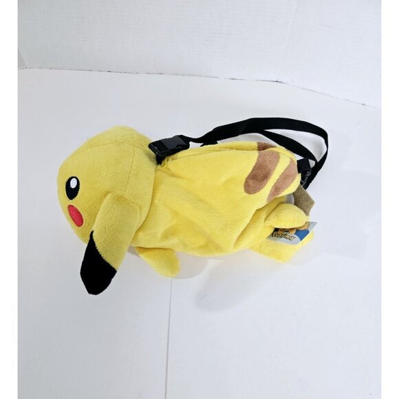 Pokémon Pikachu Plush Backpack Bag 2007 NWT Vintage Tongue Out - Picture 5 of 8